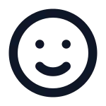 User Happy SVG Icon